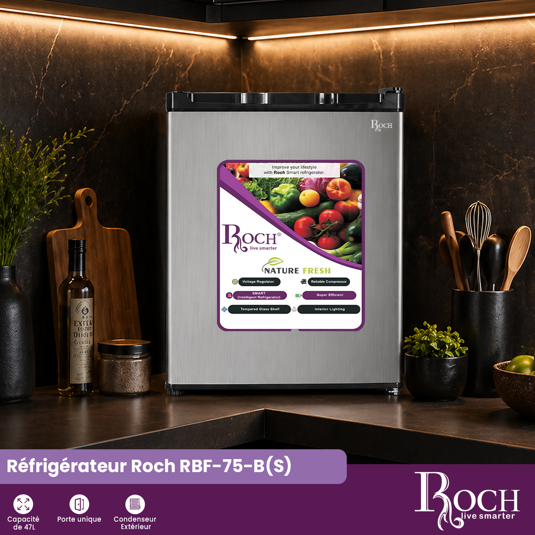 Réfrigérateur mini-bar Roch : RBF-75-B(S)
