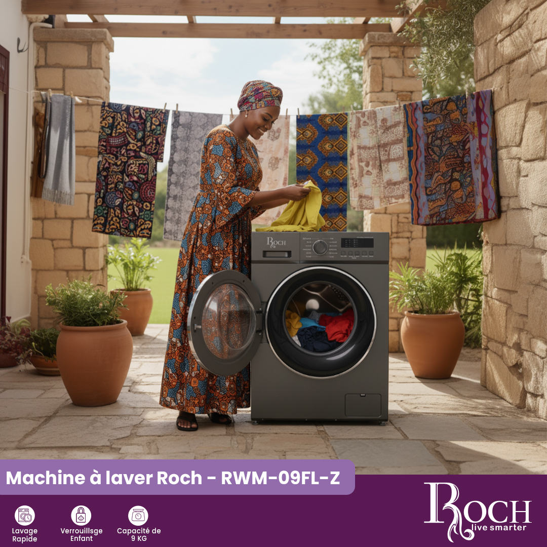 Machine à laver Roche : RWM-09FL-Z - 1