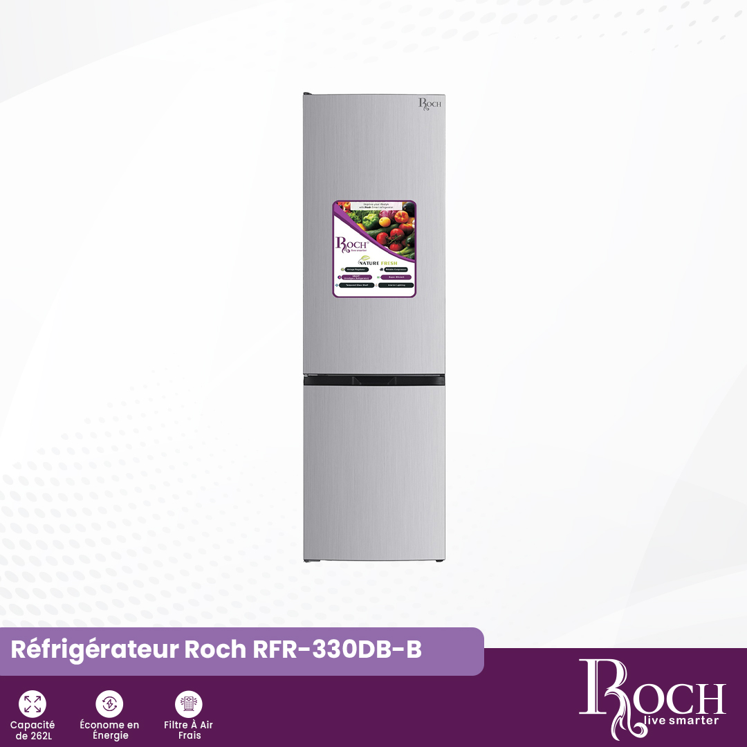 Congélateur inférieur Roch : RFR-330DB-B - 1