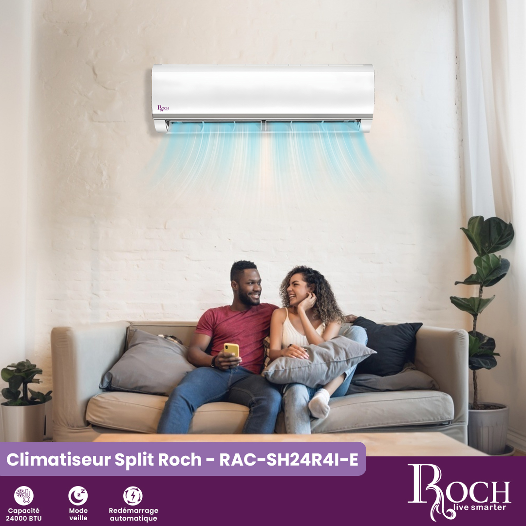 Climatiseur split inverter Roch : RAC-SH24R4I-E - 3