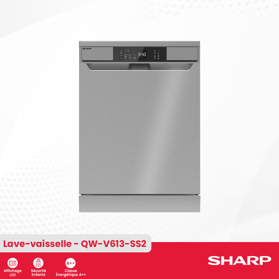 Lave-vaisselle Sharp : QW-V613-SS2 - 1