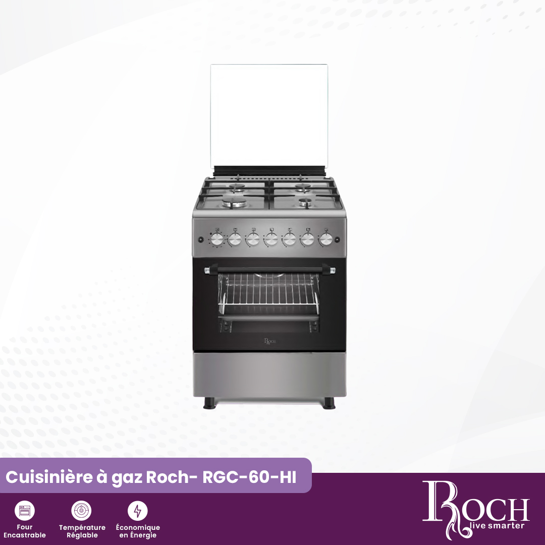 Cuisinière à Gaz Roch : RGC-60-HI - 2