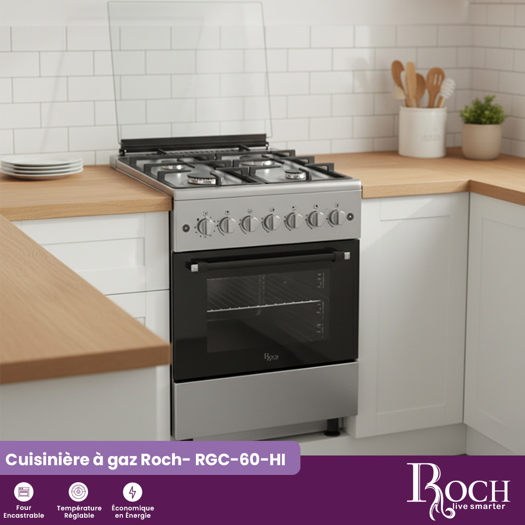 Cuisinière à Gaz Roch : RGC-60-HI - 3