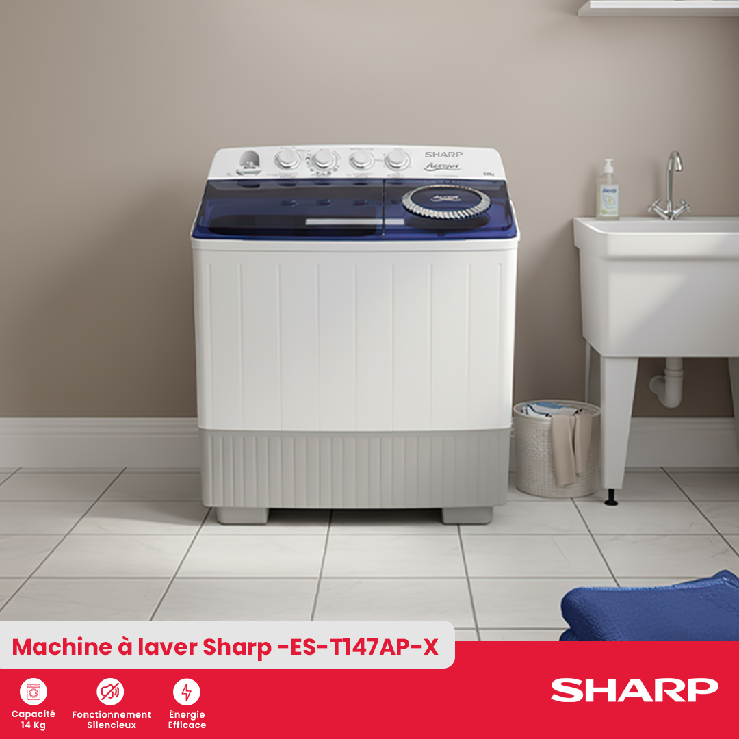 Lave-linge Sharp : ES-T147AP-X - 2