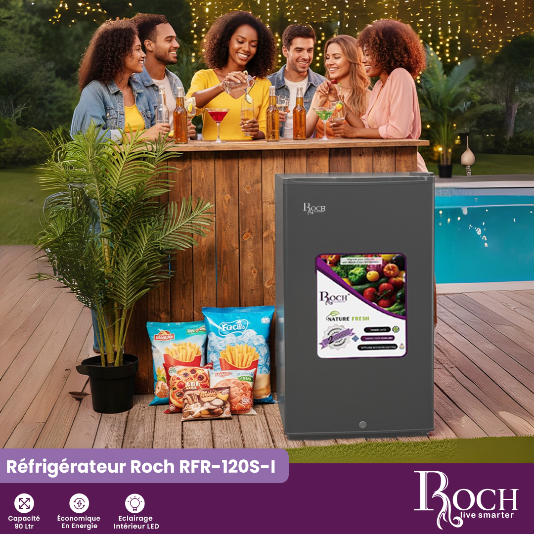 Petit Réfrigérateur Roch : RFR-120S-I - 1