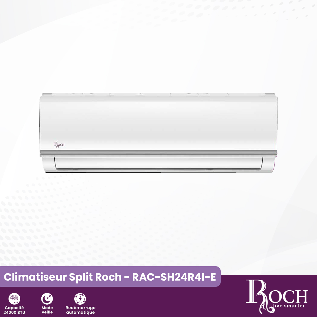 Climatiseur split inverter Roch : RAC-SH24R4I-E - 1