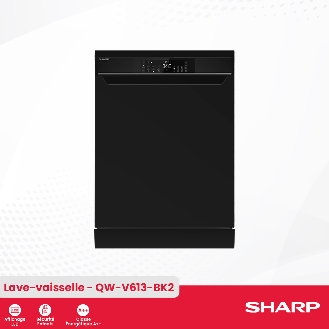Lave-vaisselle Sharp : QW-V613-BK2 - 1