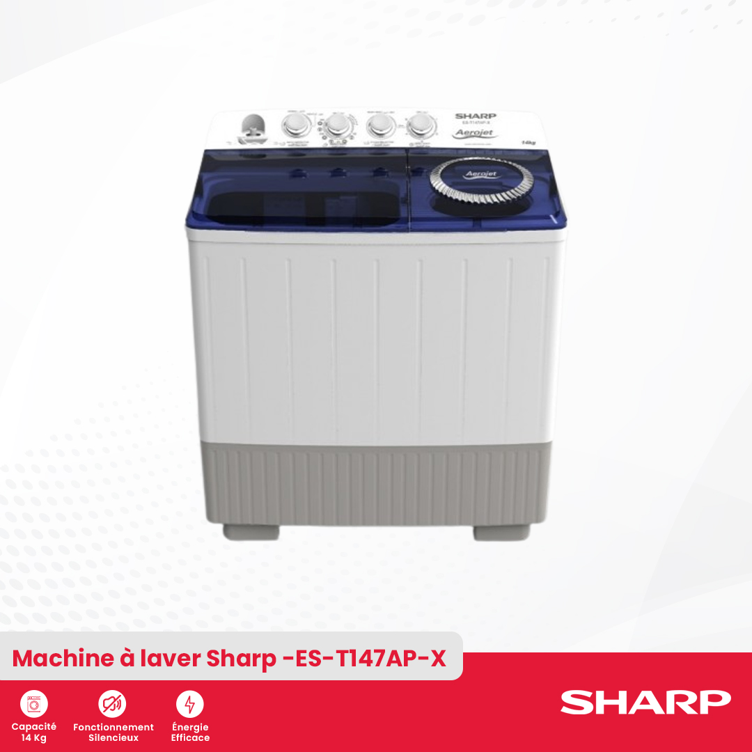 Lave-linge Sharp : ES-T147AP-X - 1