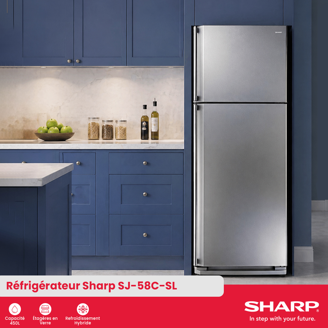 Réfrigérateur Sharp : SJ-58C-SL - 2