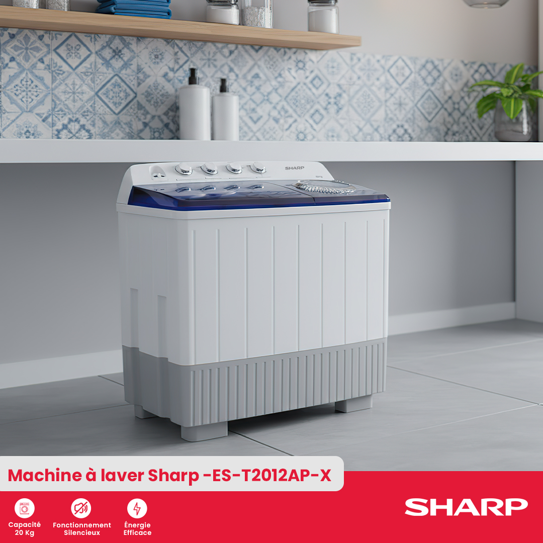 Machine à laver Sharp : ES-T2012AP-X