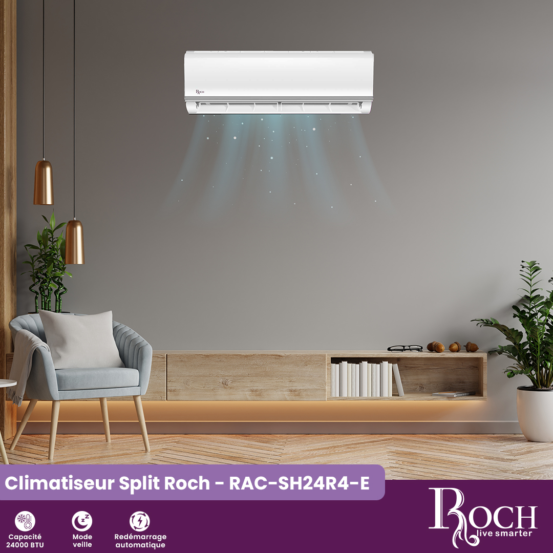 Climatiseur split Roch : RAC-SH24R4-E