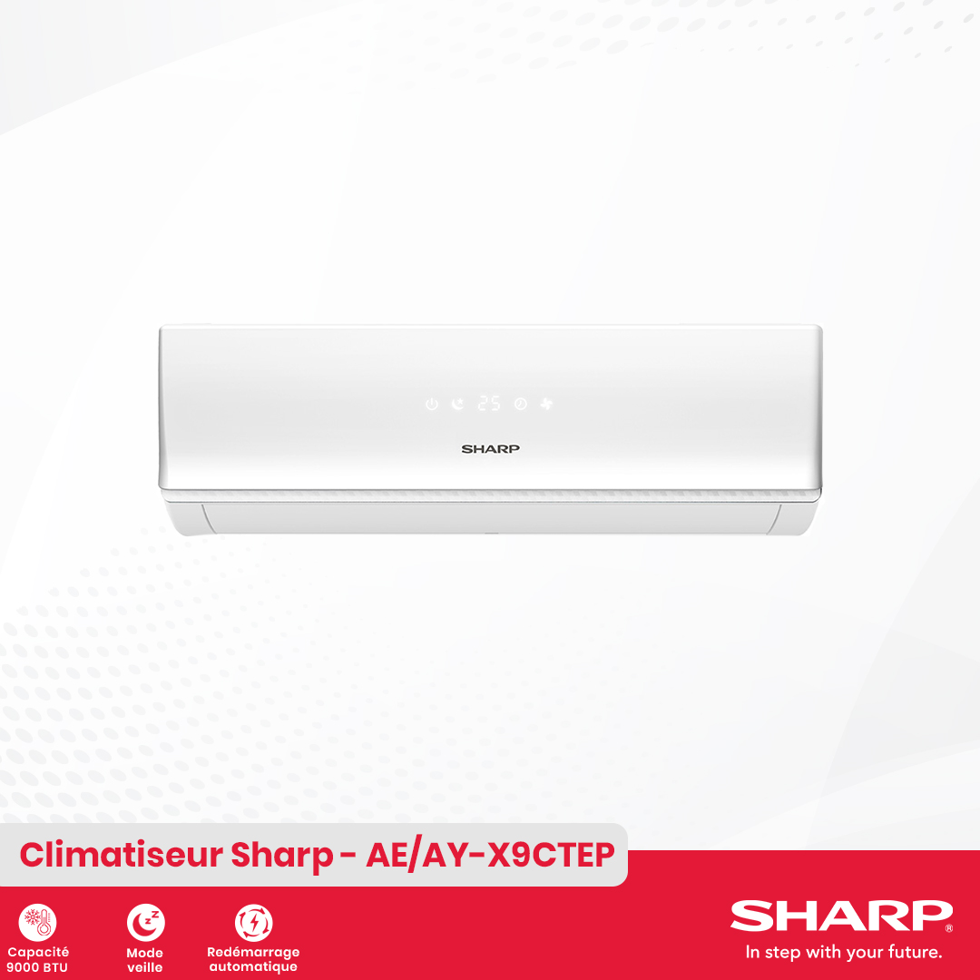 Onduleur divisé Sharp AC : AE/AY-X9CTEP