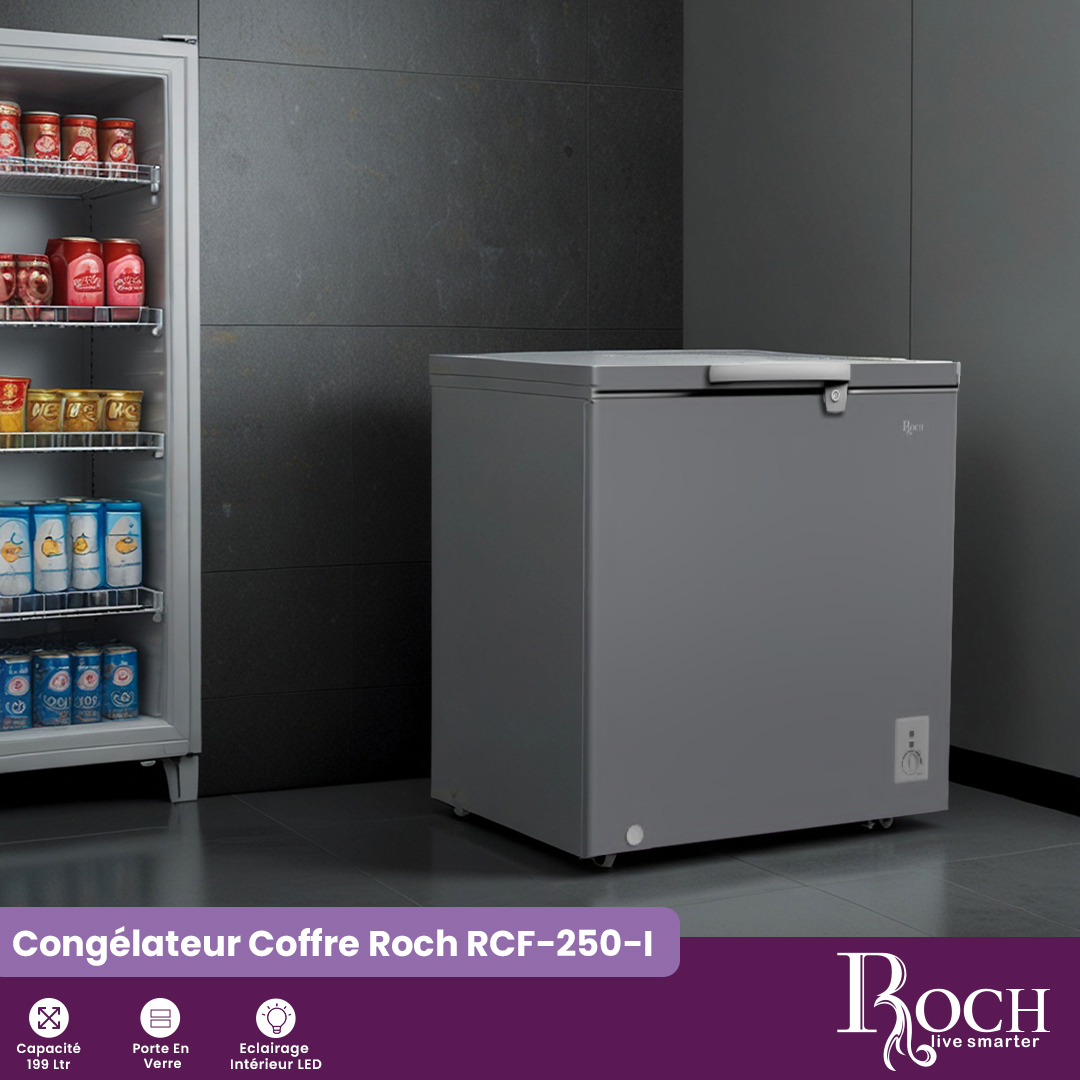 Congélateur coffre Roch : RCF-250-I
