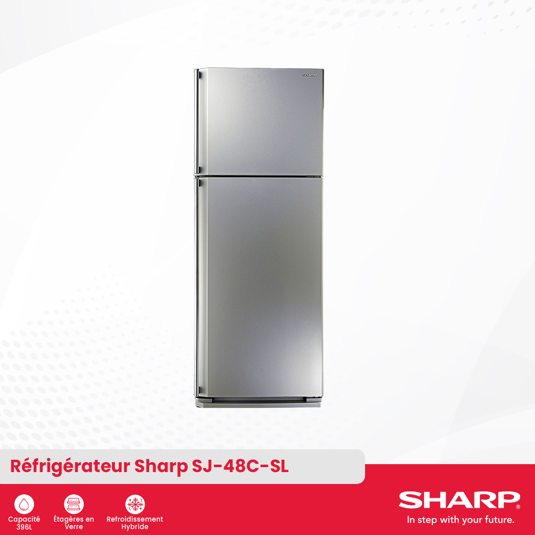 Réfrigérateur Sharp : SJ-48C-SL