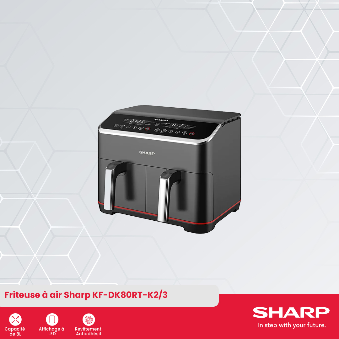 Friteuse Sharp Air : KF-DK80RT-K2/3