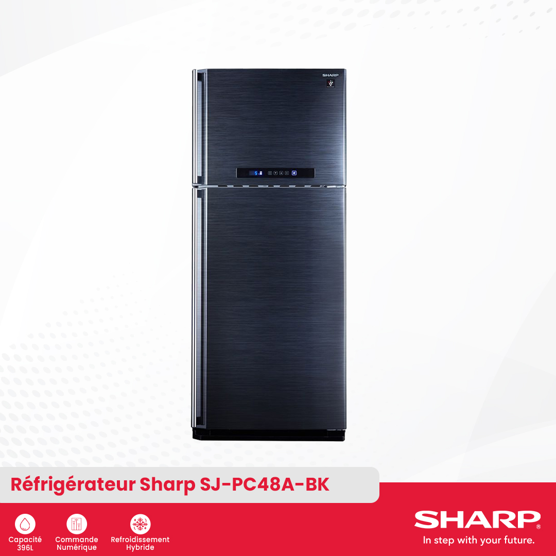 Réfrigérateur Sharp : SJ-PC48A-BK