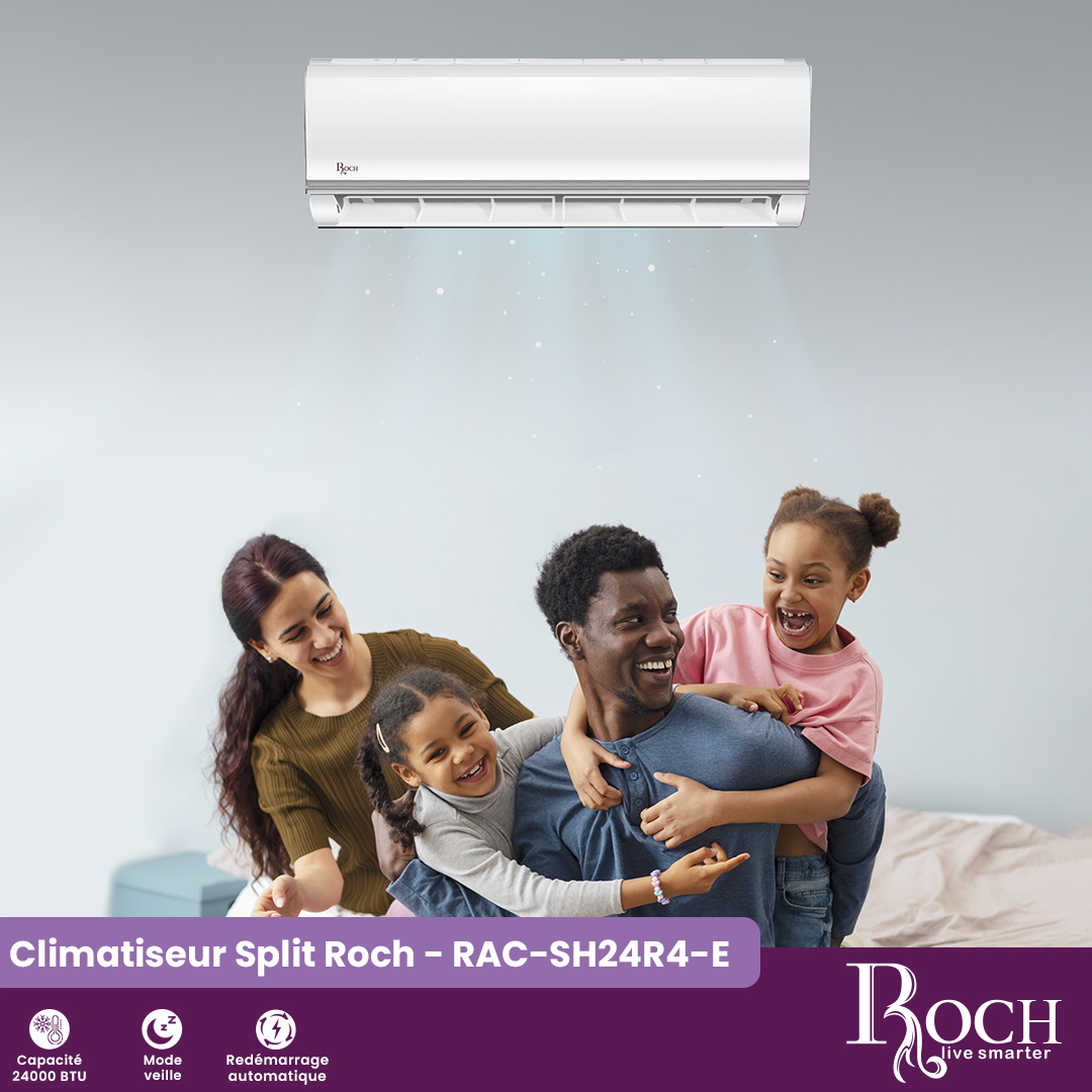 Climatiseur split Roch : RAC-SH24R4-E - 3