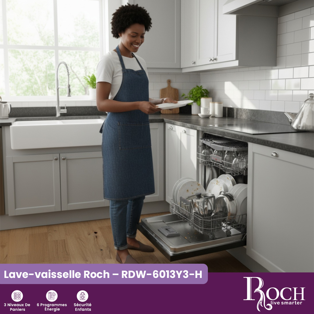 Lave-vaisselle Roch : RDW-6013Y3-H - 1