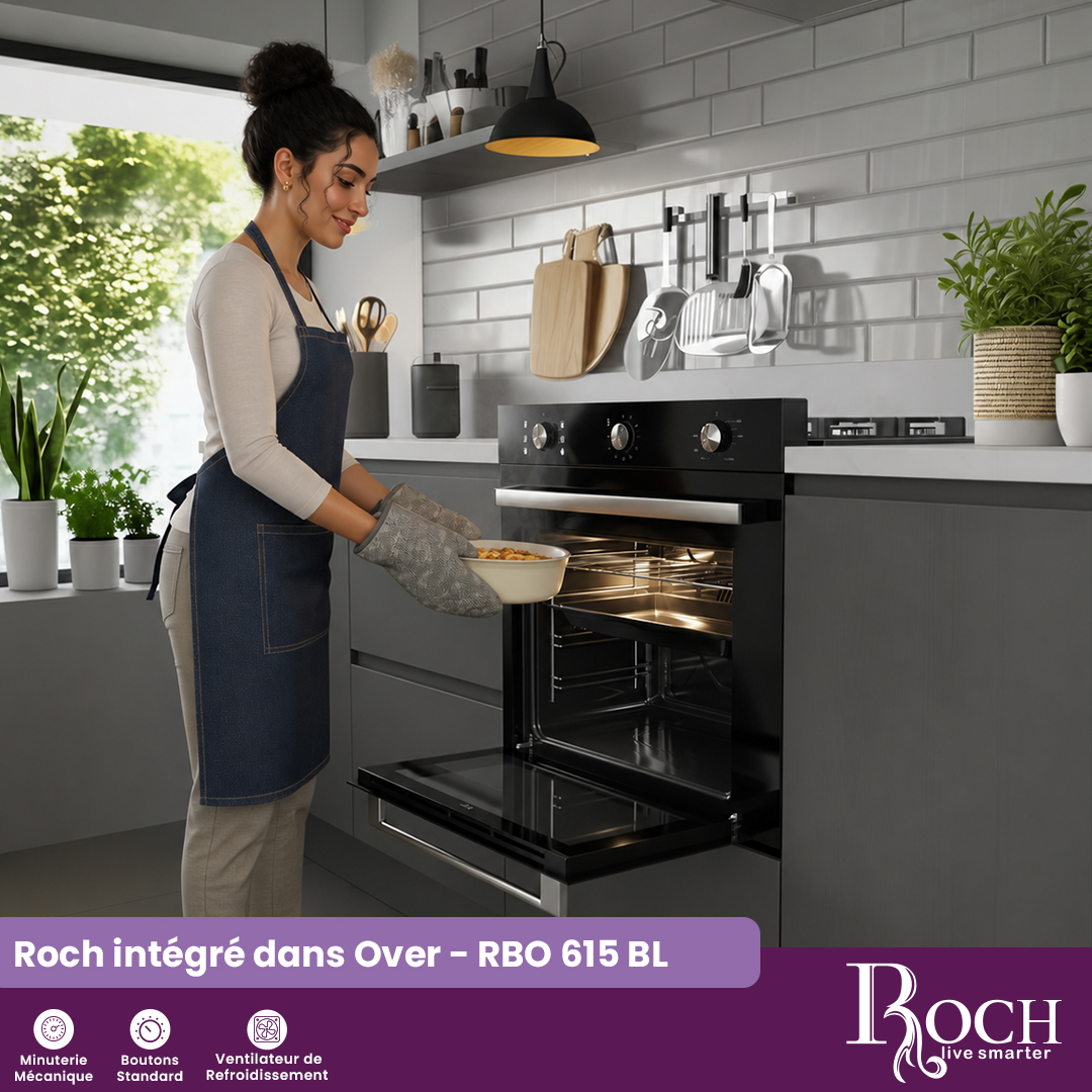 Four encastrable Roch : RBO-615-BL - 1