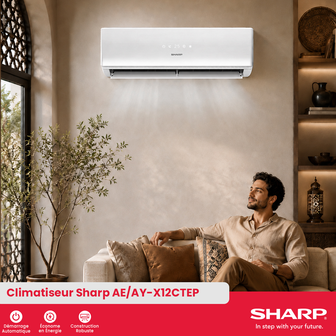 Onduleur divisé Sharp AC : AE/AY-X12CTEP - 3