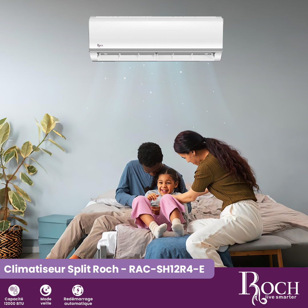 Climatiseur split Roch : RAC-SH12R4-E - 3