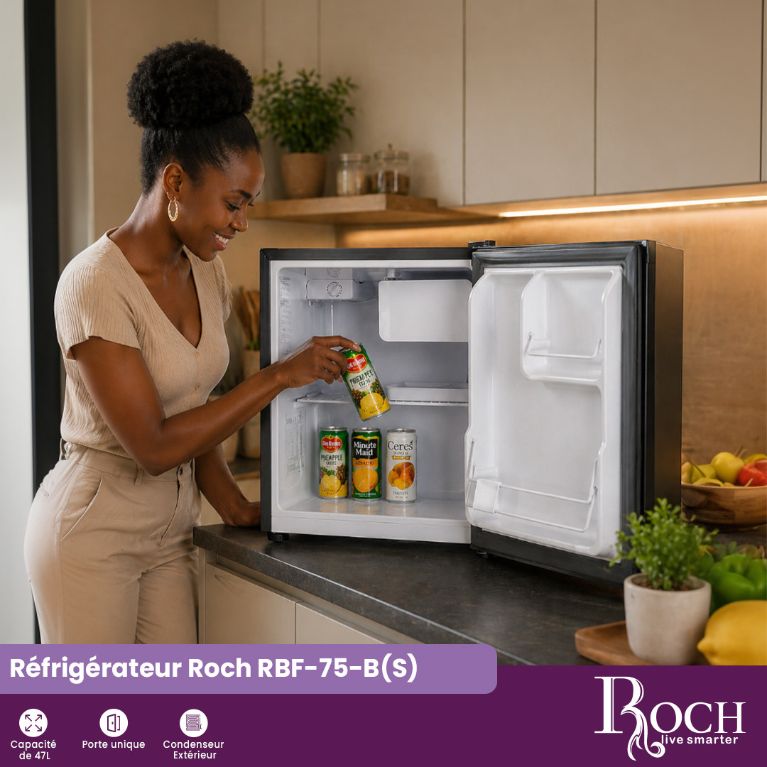 Réfrigérateur mini-bar Roch : RBF-75-B(S) - 3