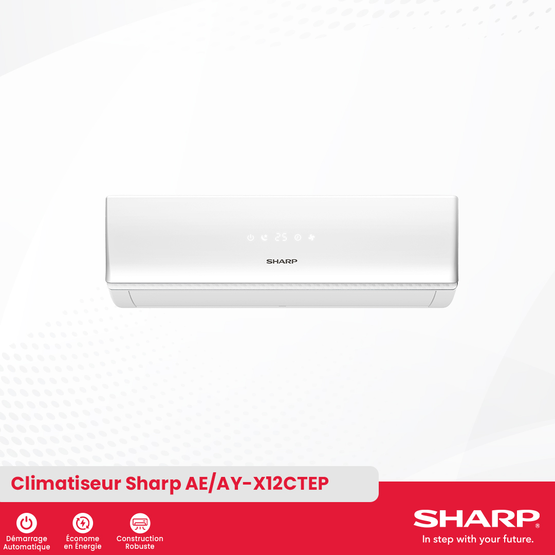 Onduleur divisé Sharp AC : AE/AY-X12CTEP - 1