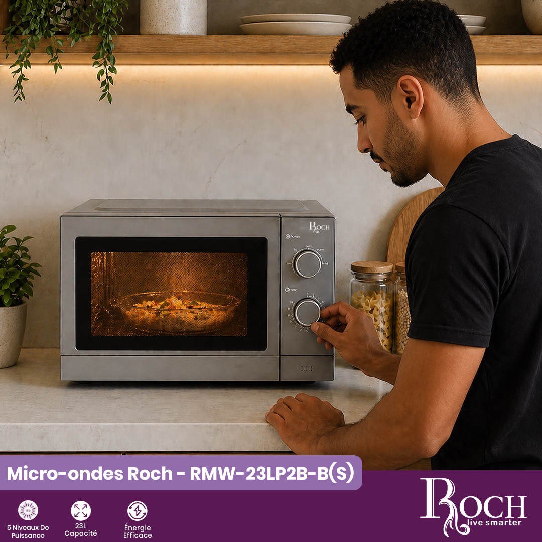 Micro-ondes Roch : RMW-23LP2B-B(S) - 3