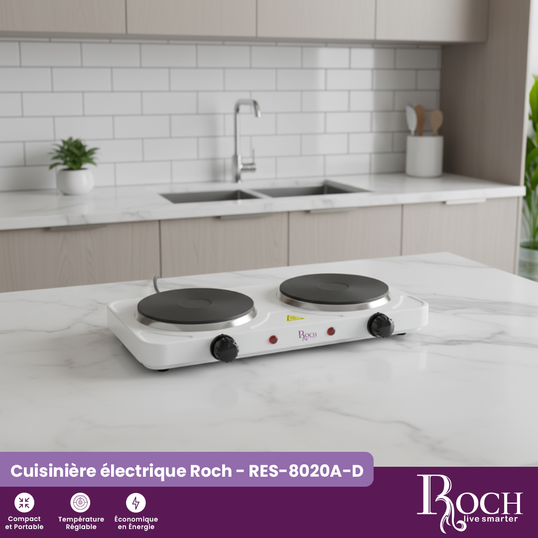 Poêle Électrique Roch : RES-8020A-D - 3