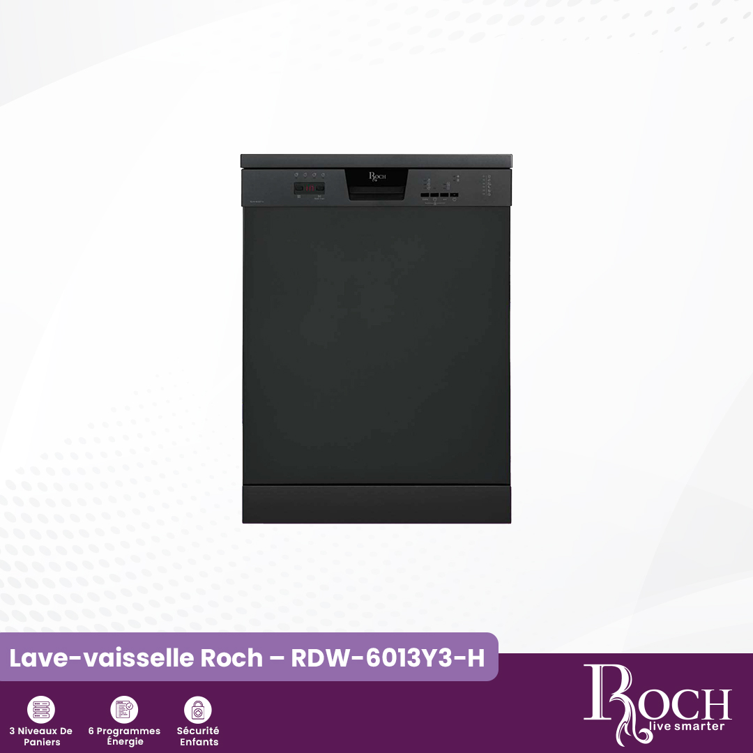Lave-vaisselle Roch : RDW-6013Y-H - 2