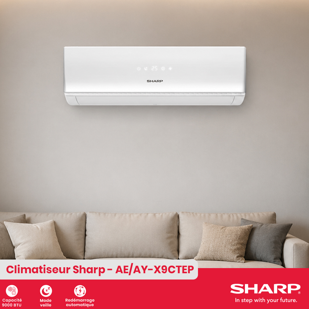 Onduleur divisé Sharp AC : AE/AY-X9CTEP - 2
