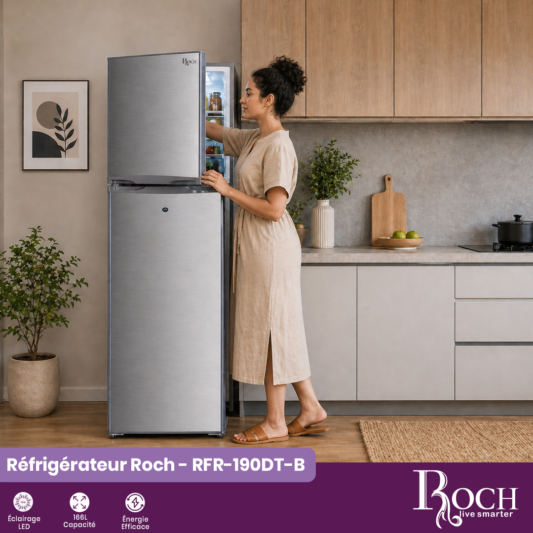 Petit Réfrigérateur Roch : RFR-190DT-B - 3
