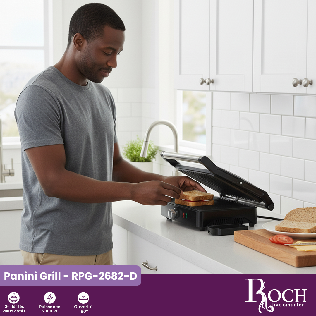 Grill Panini Roch : RPG-2682-D - 1