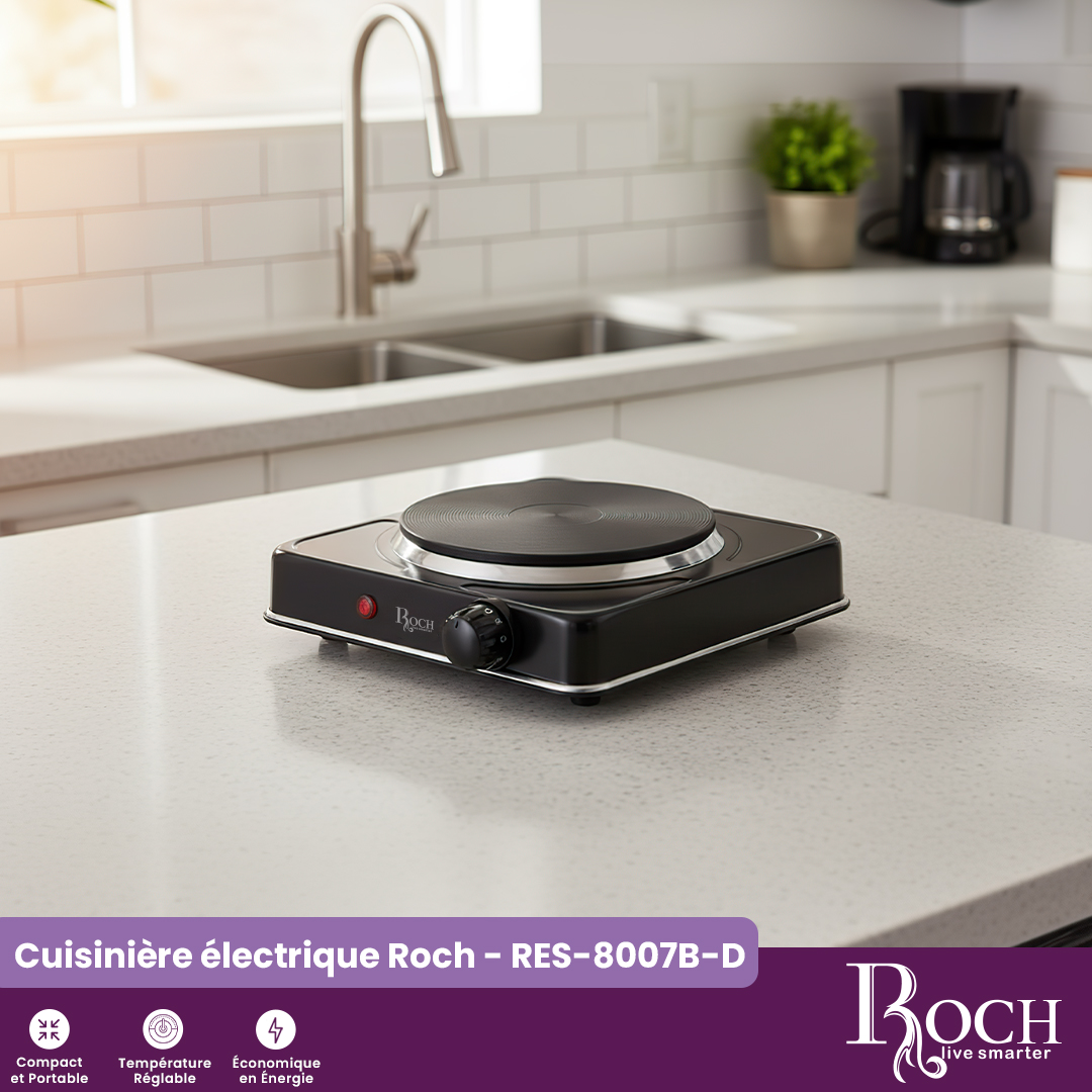 Poêle Électrique Roch : RES-8007B-D - 3
