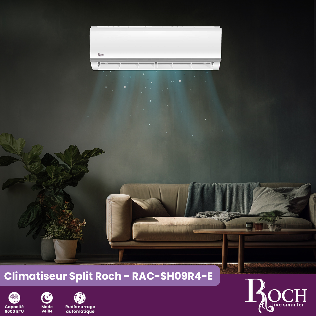 Climatiseur split Roch : RAC-SH09R4-E - 3