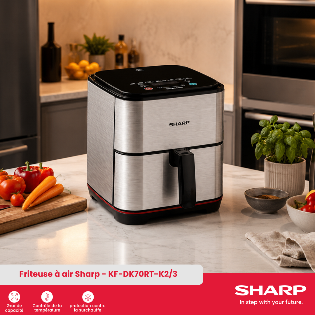 Friteuse à air Sharp : KF-DK70RT-K2/3 - 3