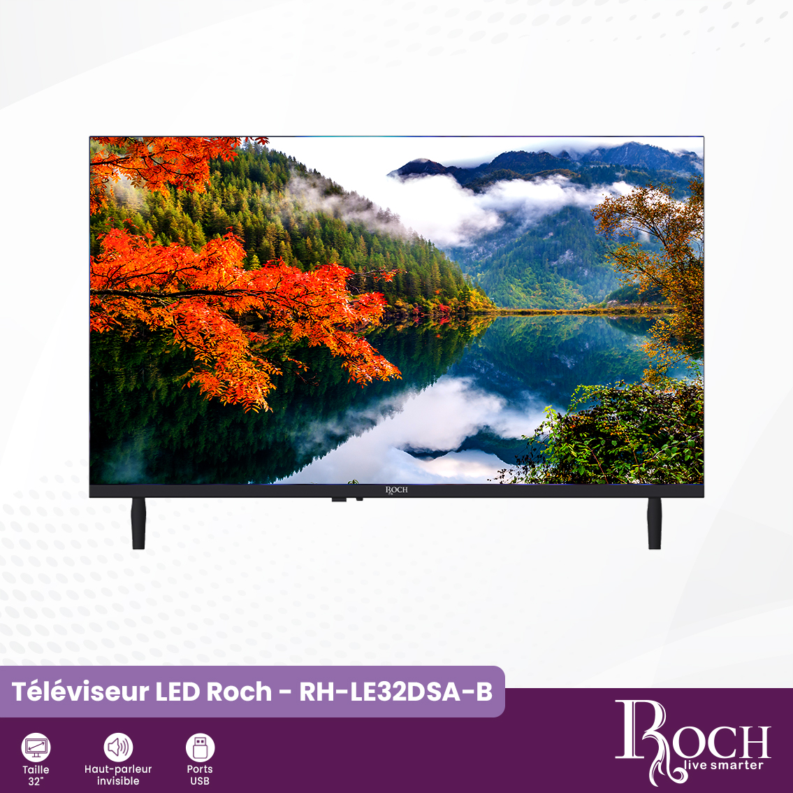 Téléviseur intelligent Roch : RH-LE32DSA-B - 2