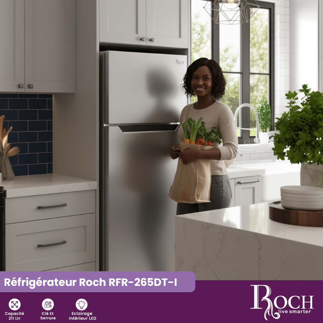 Réfrigérateur Roch : RFR-265DT-I - 1