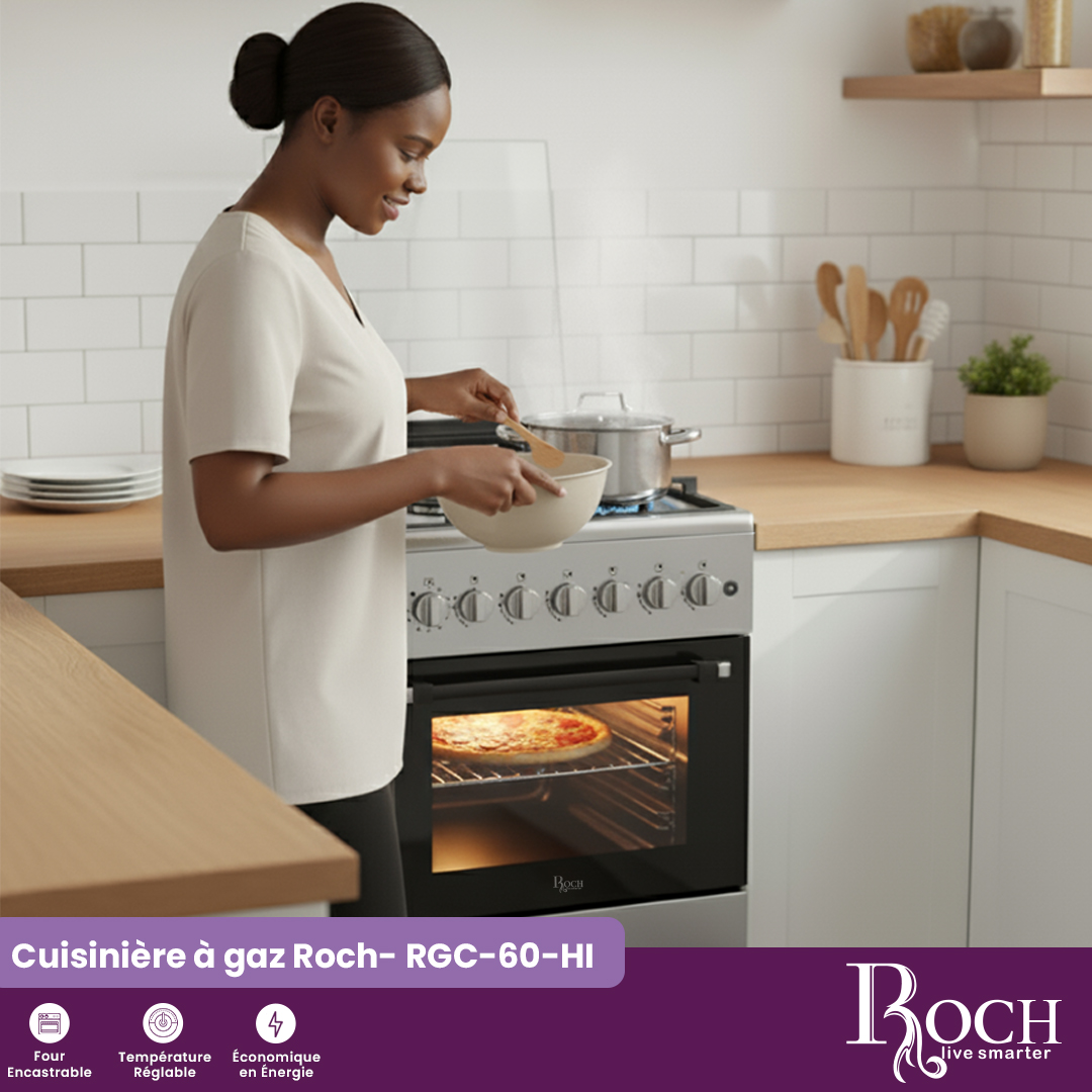 Cuisinière à Gaz Roch : RGC-60-HI - 1