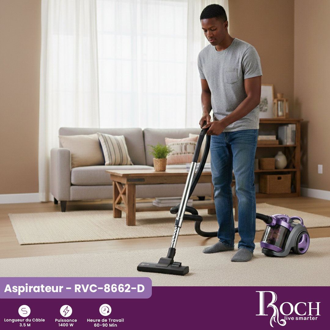 Aspirateur Roch : RVC-8662-D - 3