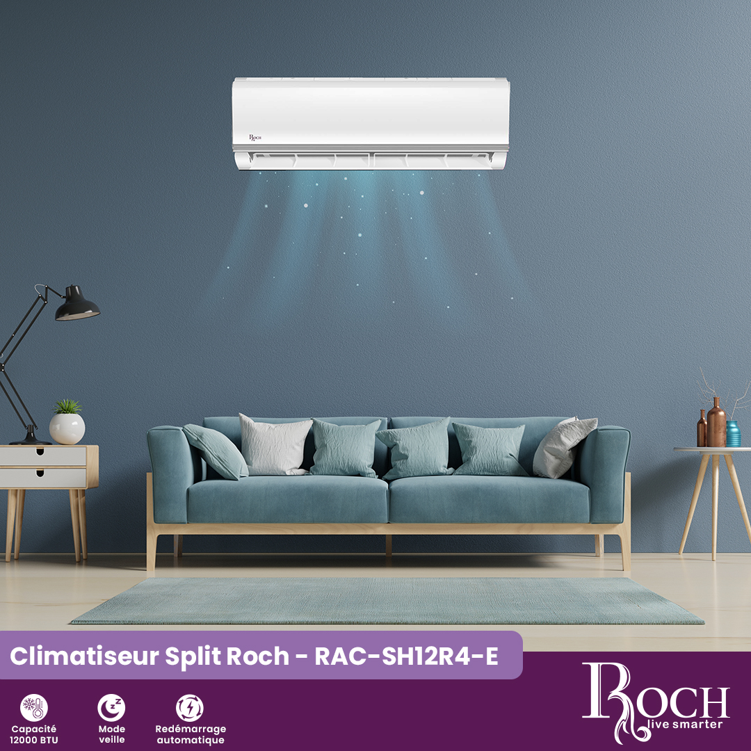 Climatiseur split Roch : RAC-SH12R4-E - 2