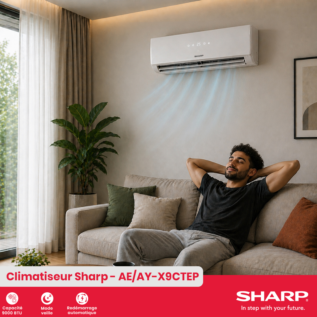 Onduleur divisé Sharp AC : AE/AY-X9CTEP - 3