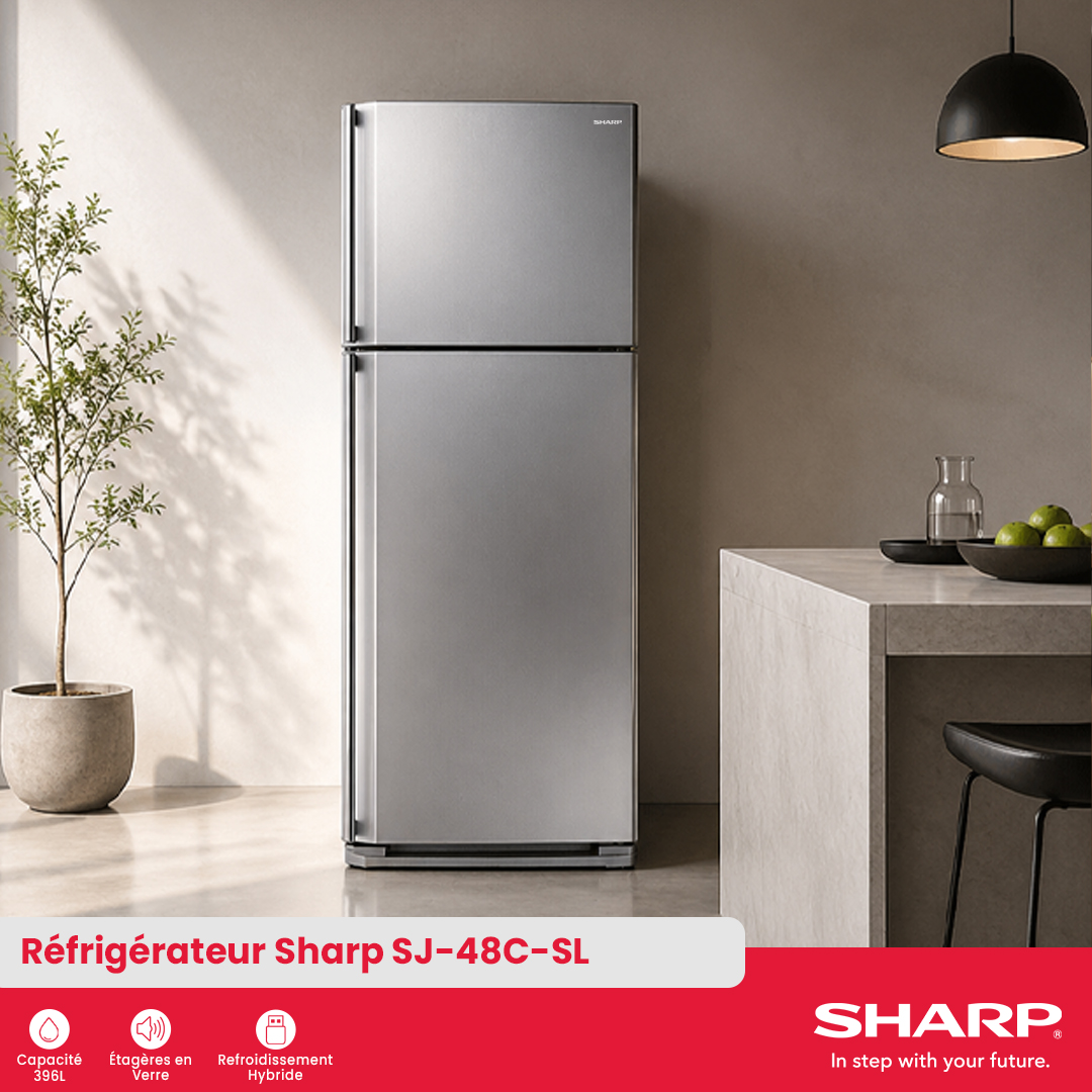Réfrigérateur Sharp : SJ-48C-SL - 2