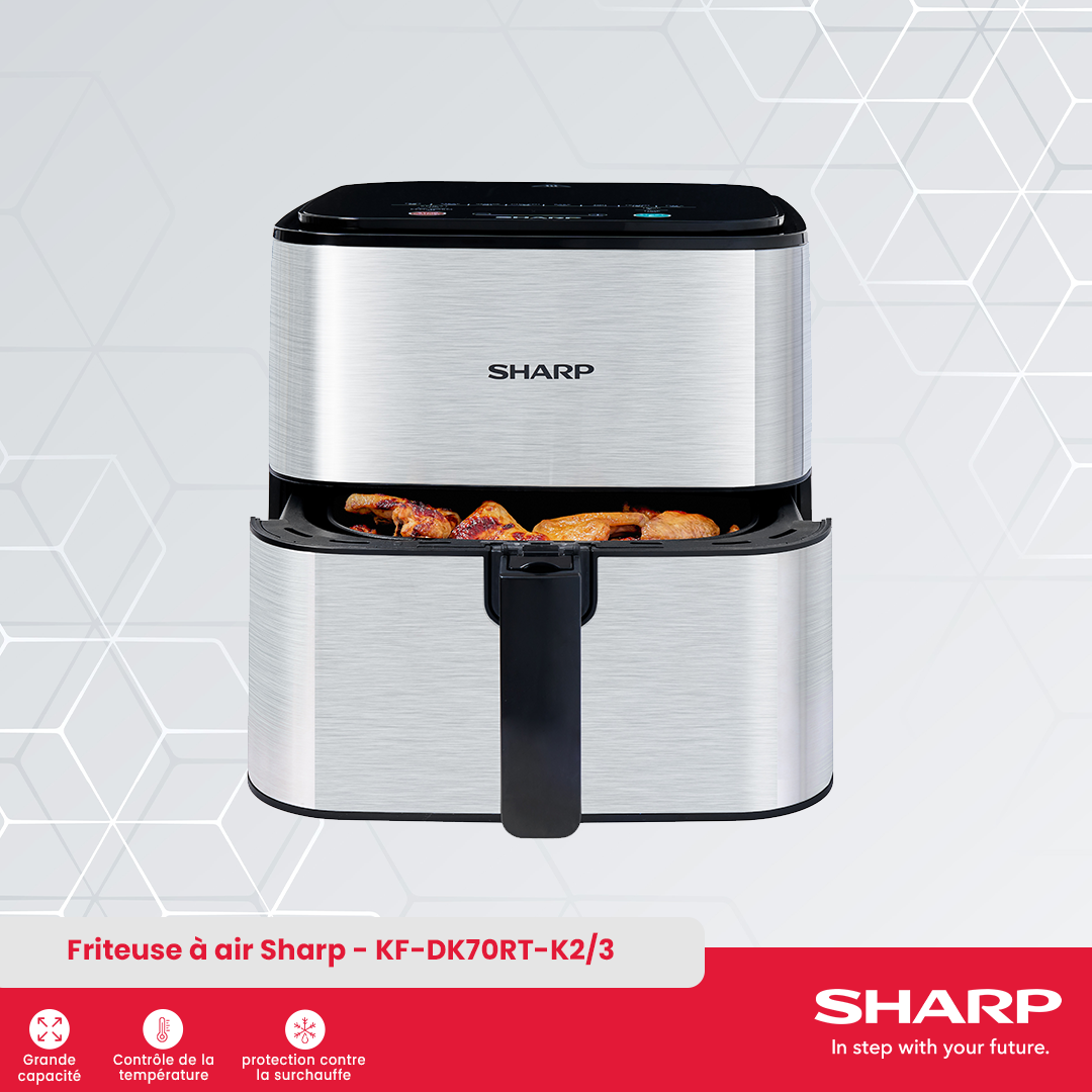 Friteuse à air Sharp : KF-DK70RT-K2/3 - 1
