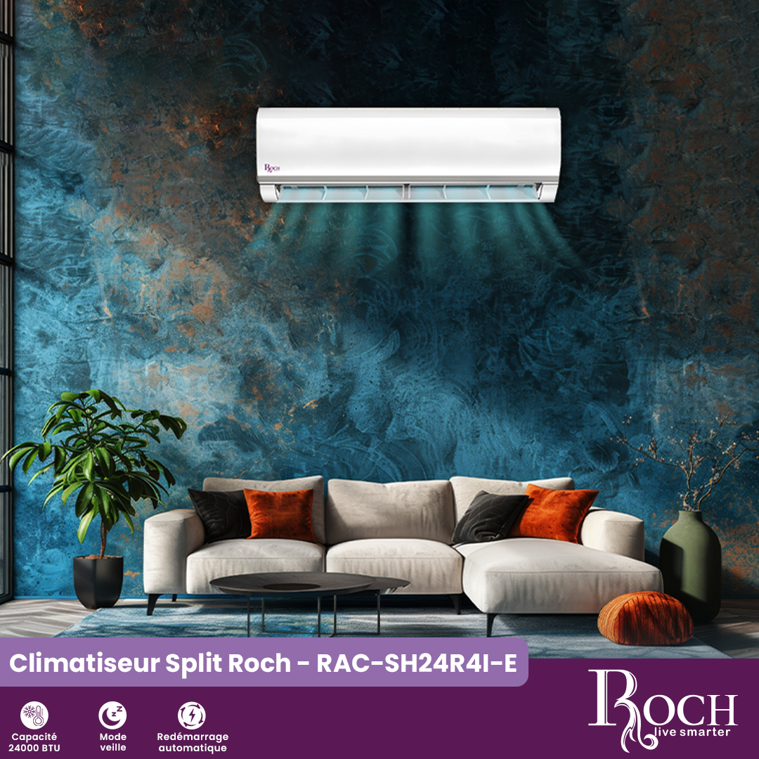 Climatiseur split inverter Roch : RAC-SH24R4I-E - 2